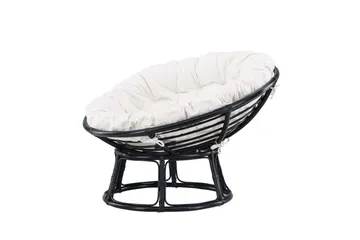 Loungestol Bonnie Svart/Hvit - Hagemøbler & utemiljø - Stoler & Lenestoler - Utelenestoler