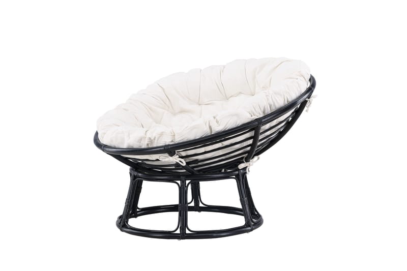 Loungestol Bonnie Svart/Hvit - Hagemøbler & utemiljø - Stoler & Lenestoler - Utelenestoler