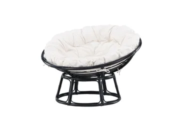 Loungestol Bonnie Svart/Hvit - Hagemøbler & utemiljø - Stoler & Lenestoler - Utelenestoler