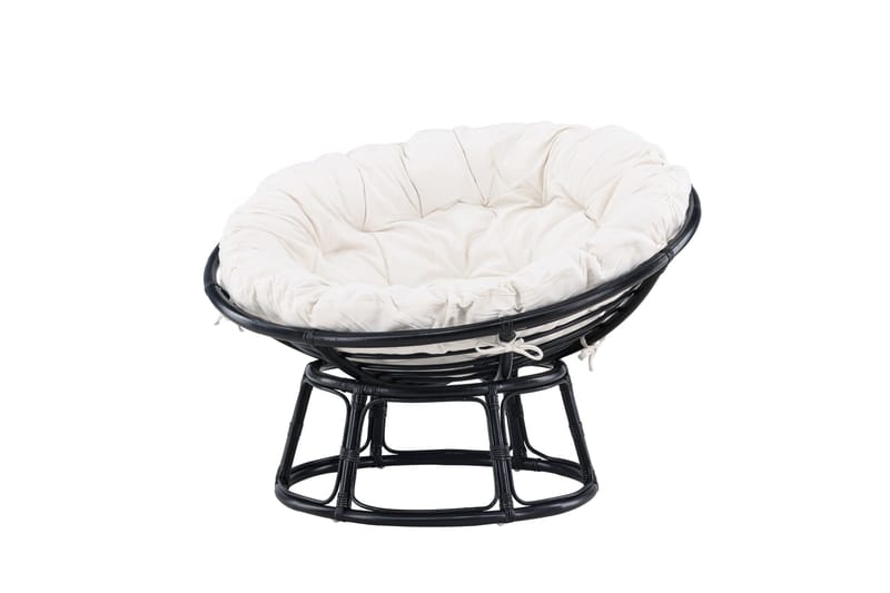 Loungestol Bonnie Svart/Hvit - Hagemøbler & utemiljø - Stoler & Lenestoler - Utelenestoler