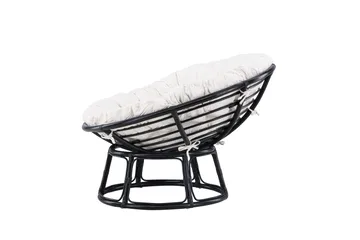 Loungestol Bonnie Svart/Hvit - Hagemøbler & utemiljø - Stoler & Lenestoler - Utelenestoler