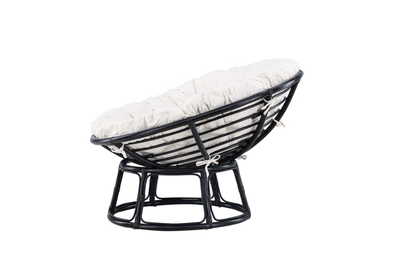 Loungestol Bonnie Svart/Hvit - Hagemøbler & utemiljø - Stoler & Lenestoler - Utelenestoler