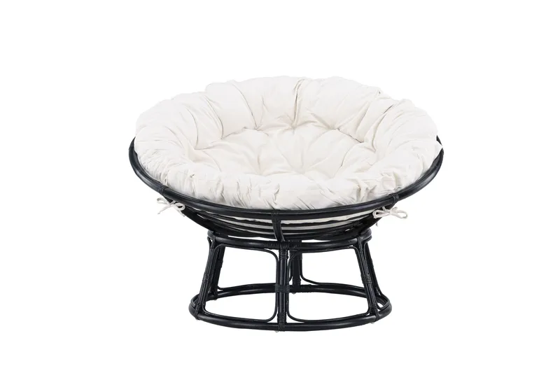 Loungestol Bonnie Svart/Hvit