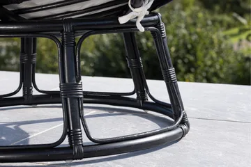 Loungestol Bonnie Svart/Hvit - Hagemøbler & utemiljø - Stoler & Lenestoler - Utelenestoler