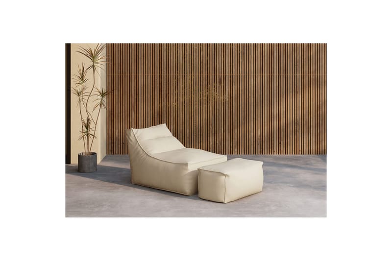 Loungestol Redang - Beige - Hagemøbler & utemiljø - Stoler & Lenestoler - Solstoler
