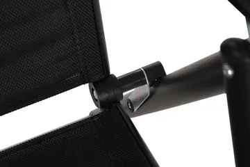 Maggie Polstret Regulerbar Stol Utendørs - Svart - Hagemøbler & utemiljø - Stoler & Lenestoler - Posisjonsstoler