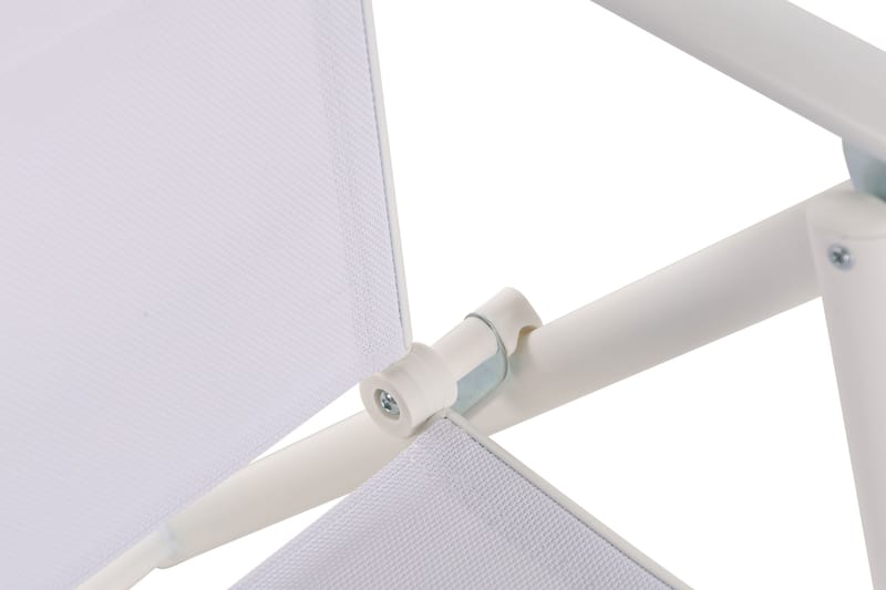 Maggie Polstret Regulerbar Stol Utendørs - Hvit - Hagemøbler & utemiljø - Stoler & Lenestoler - Posisjonsstoler