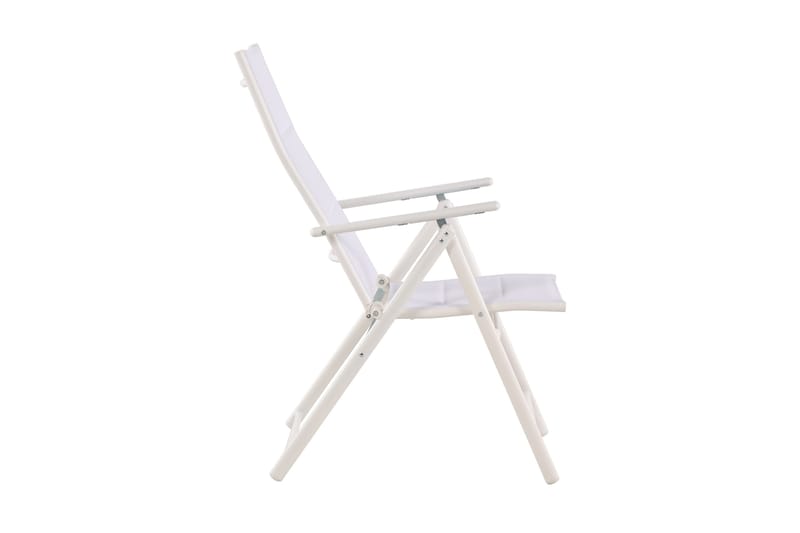 Maggie Polstret Regulerbar Stol Utendørs - Hvit - Hagemøbler & utemiljø - Stoler & Lenestoler - Posisjonsstoler