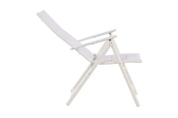 Maggie Polstret Regulerbar Stol Utendørs - Hvit - Hagemøbler & utemiljø - Stoler & Lenestoler - Posisjonsstoler