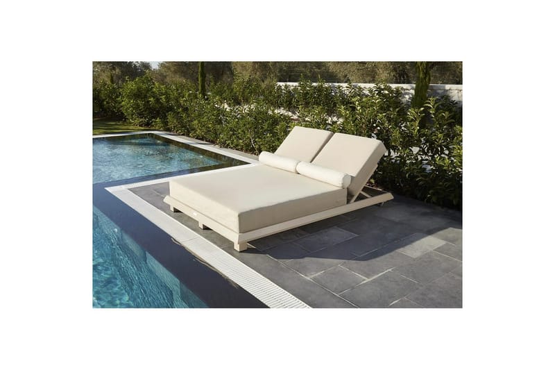 Malkiat solseng 150x212 cm - Beige - Hagemøbler & utemiljø - Stoler & Lenestoler - Solstoler