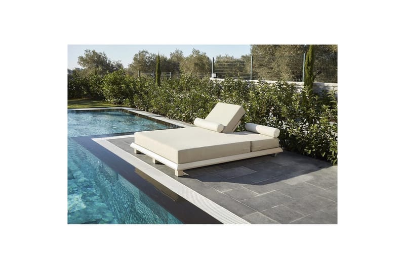 Malkiat solseng 150x212 cm - Beige - Hagemøbler & utemiljø - Stoler & Lenestoler - Solstoler