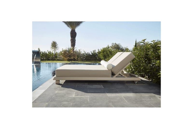 Malkiat solseng 150x212 cm - Beige - Hagemøbler & utemiljø - Stoler & Lenestoler - Solstoler