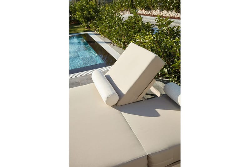 Malkiat solseng 150x212 cm - Beige - Hagemøbler & utemiljø - Stoler & Lenestoler - Solstoler