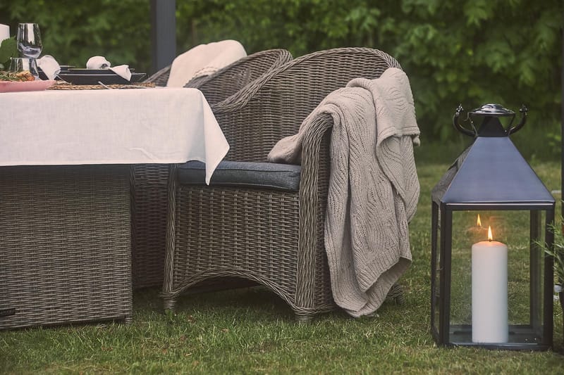 Marcus Light lenestol m pute - Grå - Hagemøbler & utemiljø - Stoler & Lenestoler - Utelenestoler