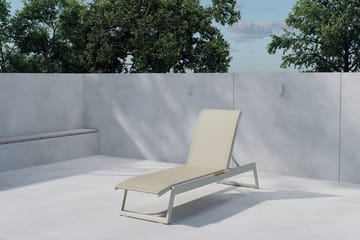 Mexico solseng utendørs - Beige - Hagemøbler & utemiljø - Stoler & Lenestoler - Solsenger & solvogner