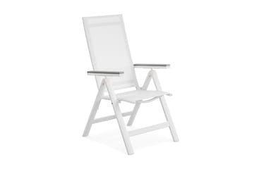 Monaco Light Regulerbar Stol Utendørs - Hvit - Hagemøbler & utemiljø - Stoler & Lenestoler - Posisjonsstoler