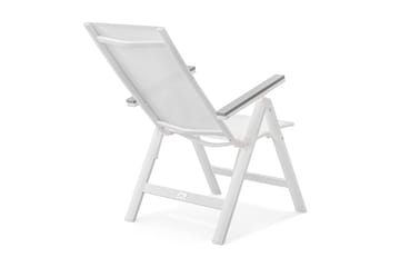 Monaco Light Regulerbar Stol Utendørs - Hvit - Hagemøbler & utemiljø - Stoler & Lenestoler - Posisjonsstoler