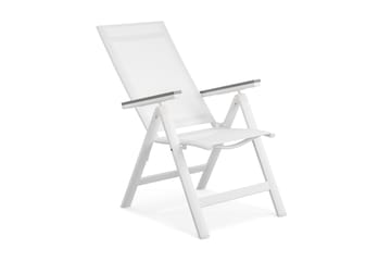 Monaco Light Regulerbar Stol Utendørs - Hvit - Hagemøbler & utemiljø - Stoler & Lenestoler - Posisjonsstoler