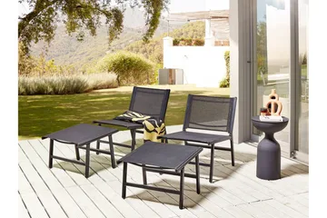 Montmagny Solstol 54x60 cm - Svart - Hagemøbler & utemiljø - Stoler & Lenestoler - Solstoler