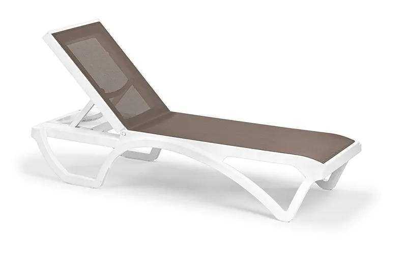 Muneo Solseng 190 cm, Hvit / taupe