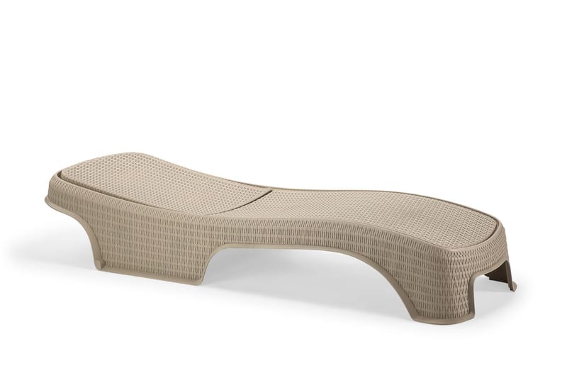 Muneo Solseng 197 cm - Lysebrun - Hagemøbler & utemiljø - Stoler & Lenestoler - Solsenger & solvogner