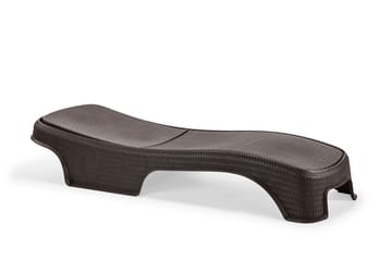 Muneo Solseng 197 cm - Mørk brun - Hagemøbler & utemiljø - Stoler & Lenestoler - Solsenger & solvogner