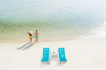 Muneo Solseng 209 cm - Hvit / antrasitt - Hagemøbler & utemiljø - Stoler & Lenestoler - Solsenger & solvogner