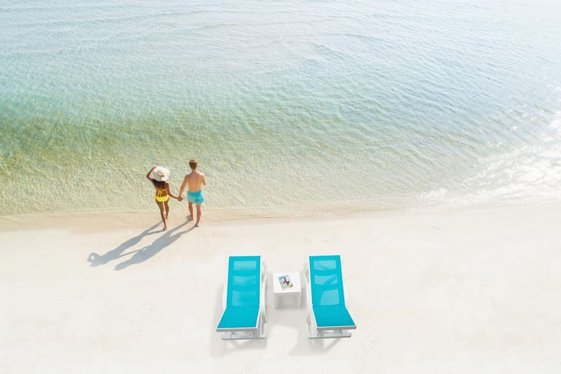 Muneo Solseng 209 cm - Hvit / antrasitt - Hagemøbler & utemiljø - Stoler & Lenestoler - Solsenger & solvogner