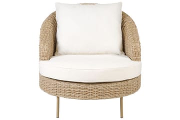 Napa Utelenestol - Natur/Beige/Hvit - Hagemøbler & utemiljø - Stoler & Lenestoler - Utelenestoler