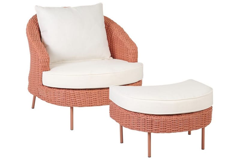 Napa Utelenestol, Rosa/Hvit