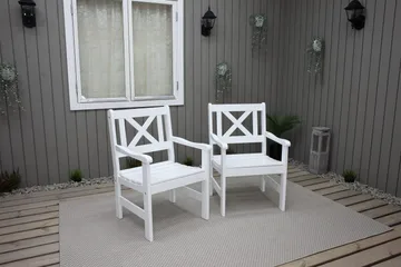 Olivo Karmstol - Vit - Møbler - Stoler - Spisestuestoler & kjøkkenstoler