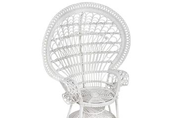 Påfuglstol Emmanuelle - Hvit - Hagemøbler & utemiljø - Stoler & Lenestoler - Utelenestoler