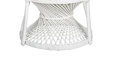 Påfuglstol Emmanuelle - Hvit - Hagemøbler & utemiljø - Stoler & Lenestoler - Utelenestoler