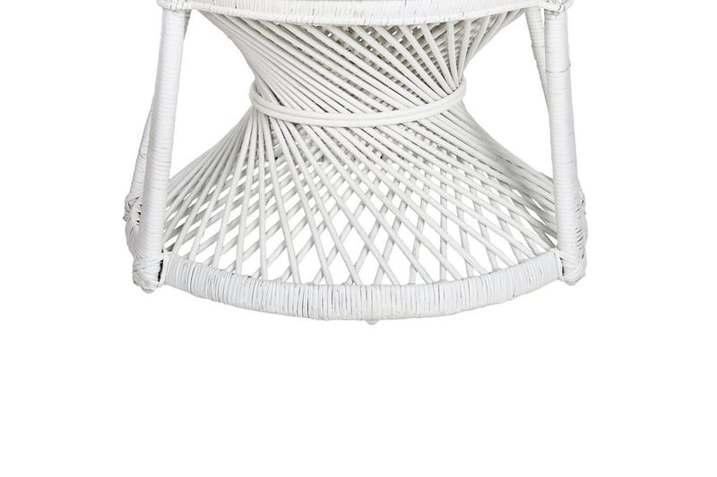 Påfuglstol Emmanuelle - Hvit - Hagemøbler & utemiljø - Stoler & Lenestoler - Utelenestoler