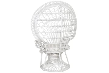 Påfuglstol Emmanuelle - Hvit - Hagemøbler & utemiljø - Stoler & Lenestoler - Utelenestoler