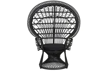 Påfuglstol Emmanuelle - Svart - Hagemøbler & utemiljø - Stoler & Lenestoler - Utelenestoler