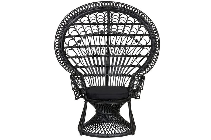Påfuglstol Emmanuelle - Svart - Hagemøbler & utemiljø - Stoler & Lenestoler - Utelenestoler