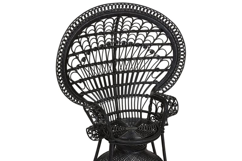 Påfuglstol Emmanuelle - Svart - Hagemøbler & utemiljø - Stoler & Lenestoler - Utelenestoler