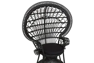 Påfuglstol Emmanuelle - Svart - Hagemøbler & utemiljø - Stoler & Lenestoler - Utelenestoler