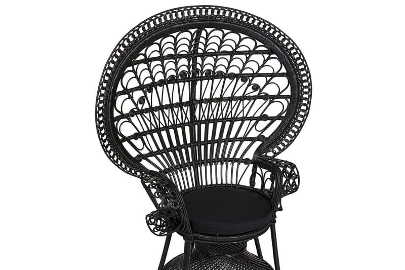 Påfuglstol Emmanuelle - Svart - Hagemøbler & utemiljø - Stoler & Lenestoler - Utelenestoler
