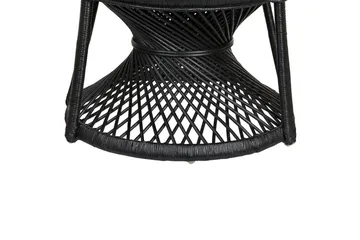 Påfuglstol Emmanuelle - Svart - Hagemøbler & utemiljø - Stoler & Lenestoler - Utelenestoler