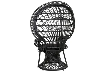Påfuglstol Emmanuelle - Svart - Hagemøbler & utemiljø - Stoler & Lenestoler - Utelenestoler