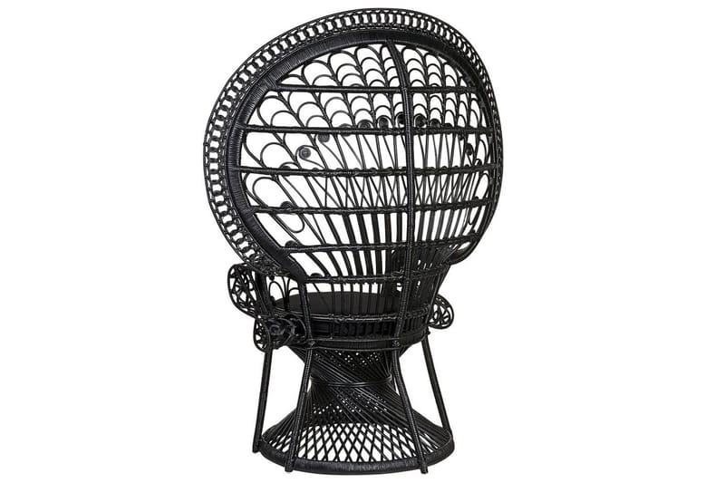 Påfuglstol Emmanuelle - Svart - Hagemøbler & utemiljø - Stoler & Lenestoler - Utelenestoler