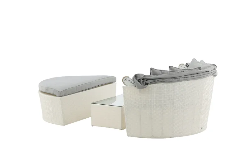 Padova Solseng - Hvit - Hagemøbler & utemiljø - Loungemøbler - Solseng