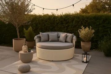 Padova Solseng - Hvit - Hagemøbler & utemiljø - Loungemøbler - Solseng