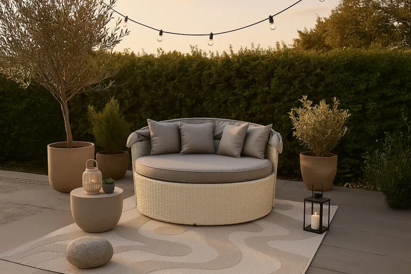 Padova Solseng - Hvit - Hagemøbler & utemiljø - Loungemøbler - Solseng