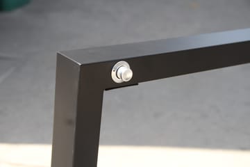 Palermo Lenestol 3-pos sammenleggbar - Svart - Hagemøbler & utemiljø - Stoler & Lenestoler - Posisjonsstoler