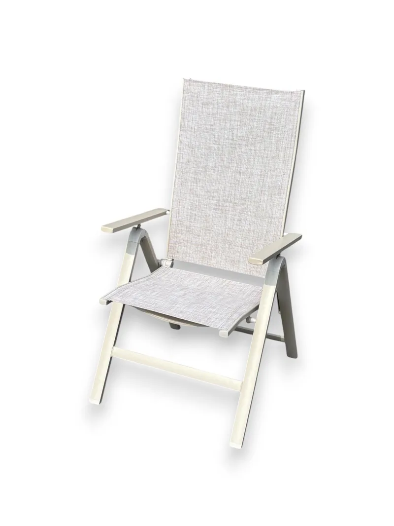 Palermo Lenestol 3-pos sammenleggbar, Korallsand