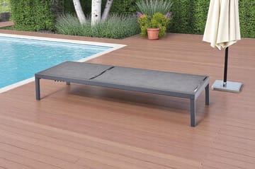 Palermo Solseng - Svart - Hagemøbler & utemiljø - Stoler & Lenestoler - Solstoler