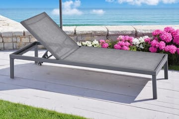 Palermo Solseng - Svart - Hagemøbler & utemiljø - Stoler & Lenestoler - Solstoler